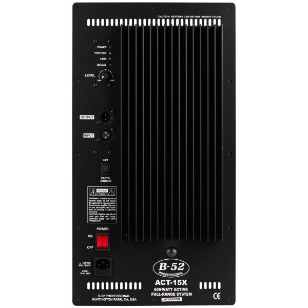 Main product image for ACT-15X-120V Amp 600 Watt Full-Range Plate Amplifi 299-2346